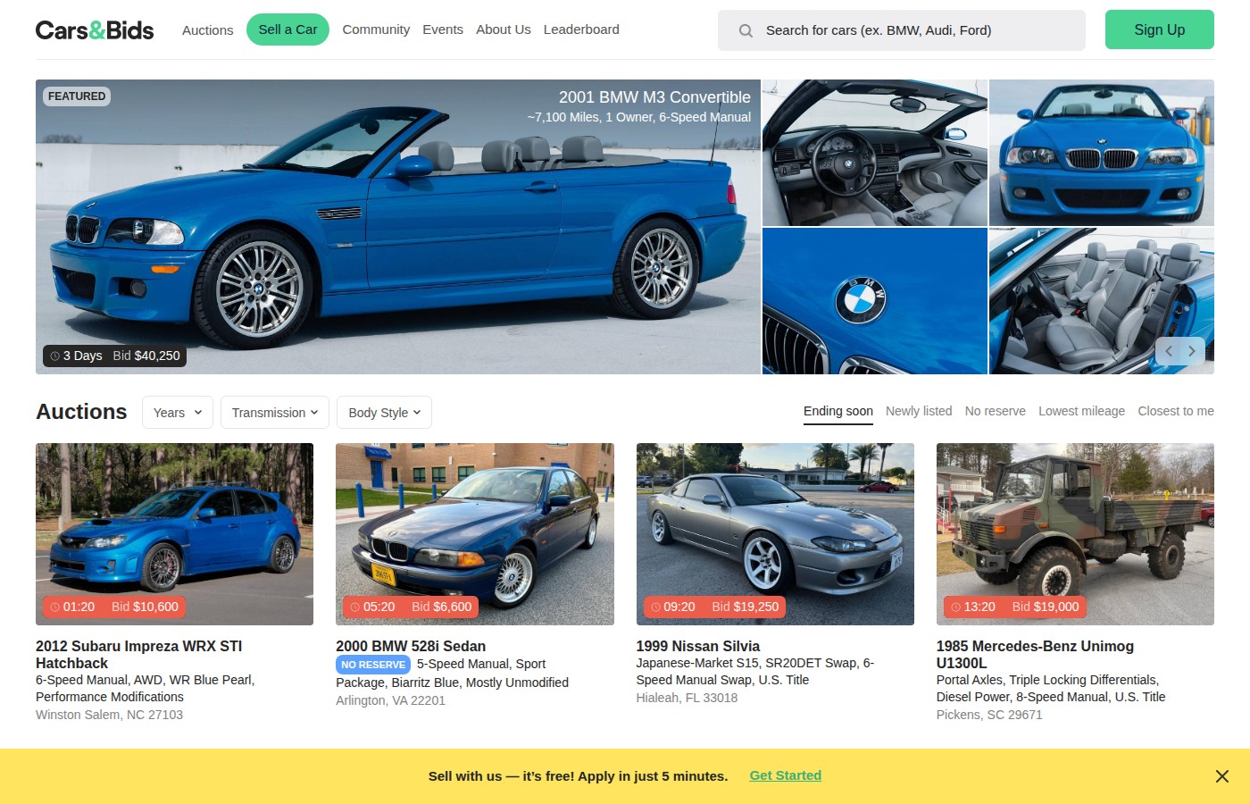 Cars & Bids