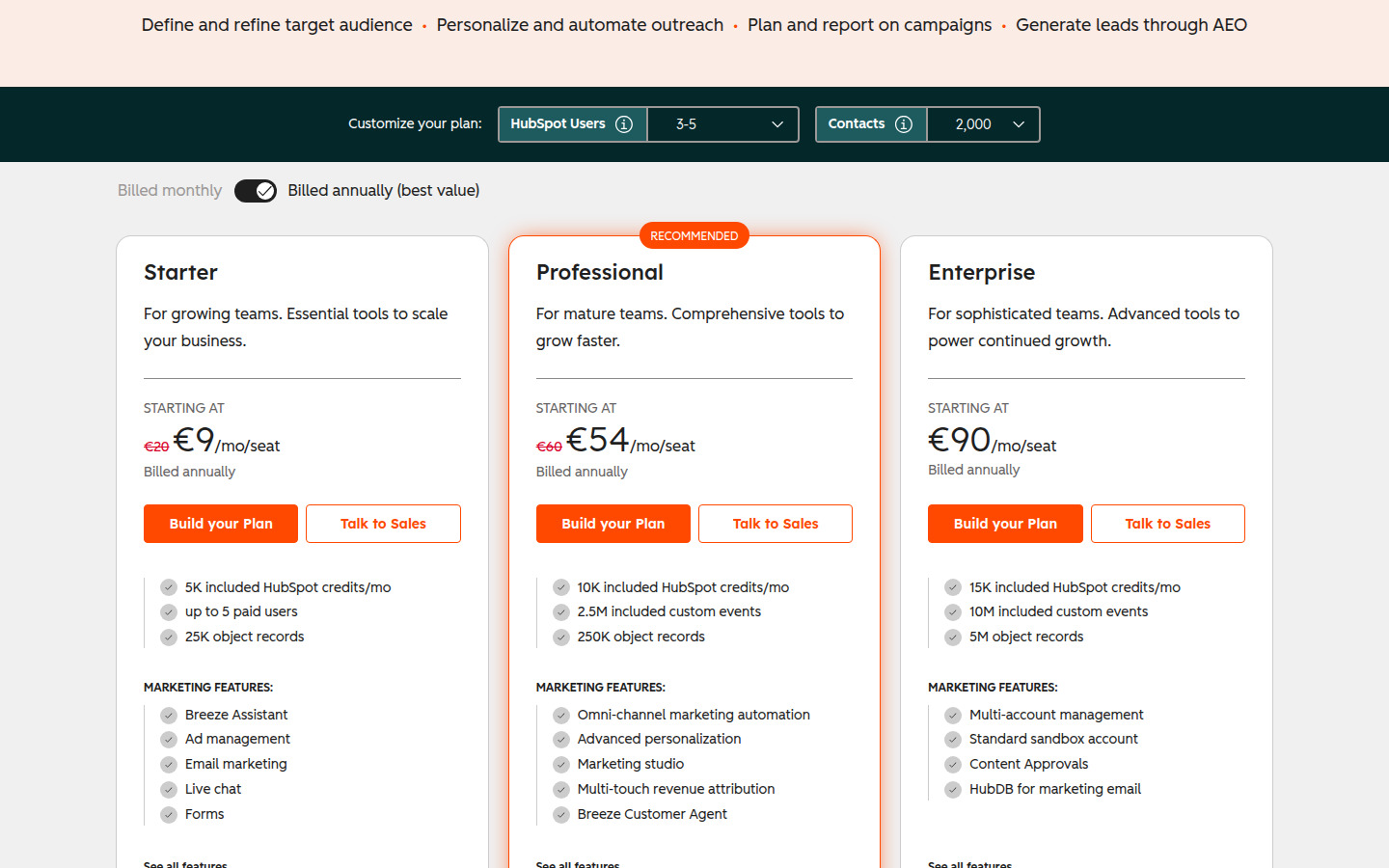 SaaS Pricing Page with Tiers