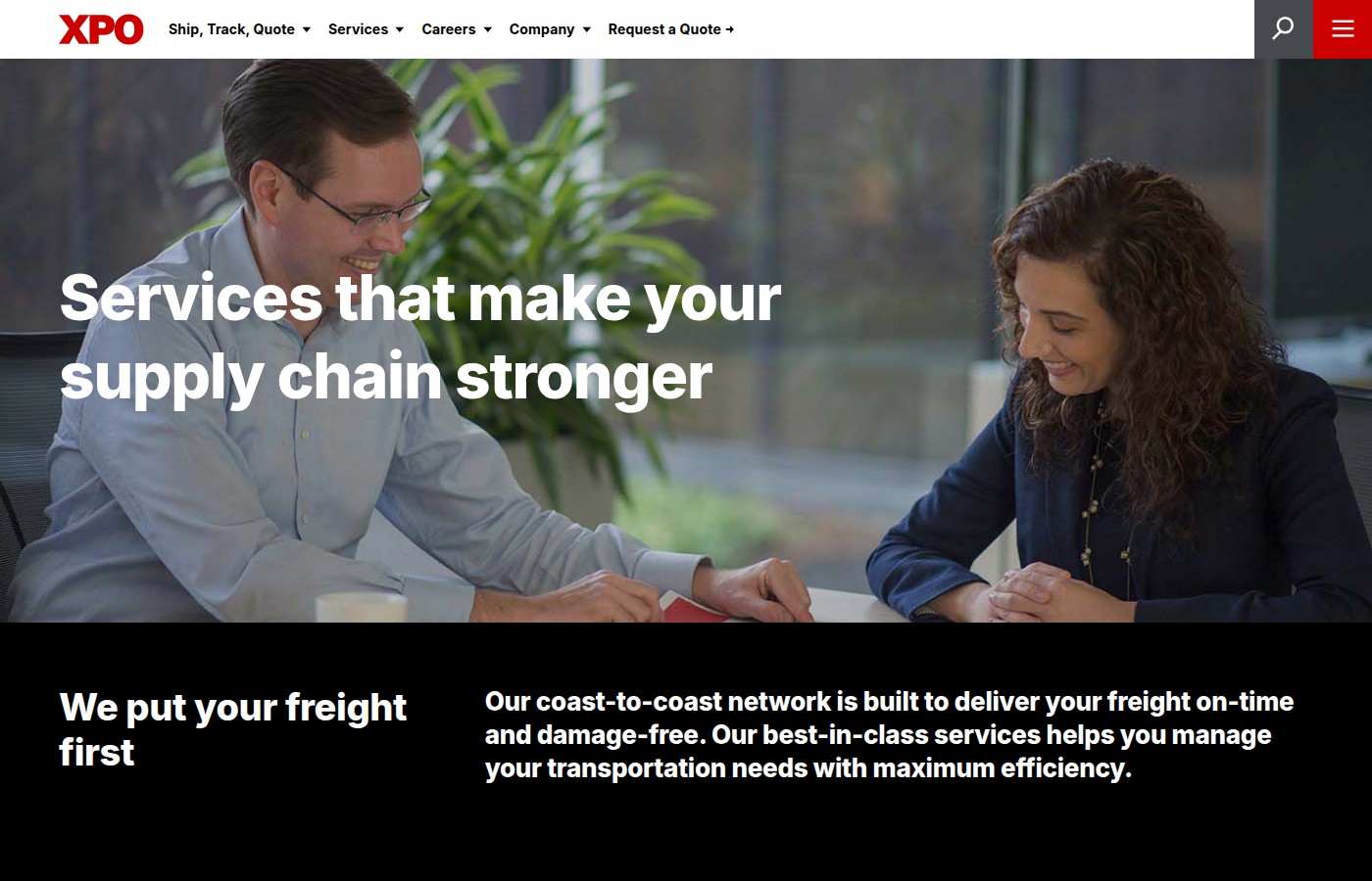 XPO Logistics — Services — Service offerings overview